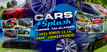 Cars & Splash – Pápa, Várkert Fürdő, 2025 június 14.