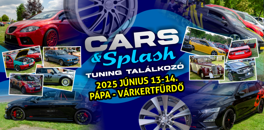 Cars & Splash – Pápa, Várkert Fürdő, 2025 június 14.